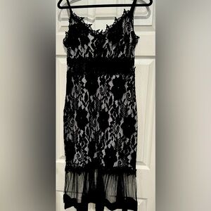 Black and White Cocktail Dress